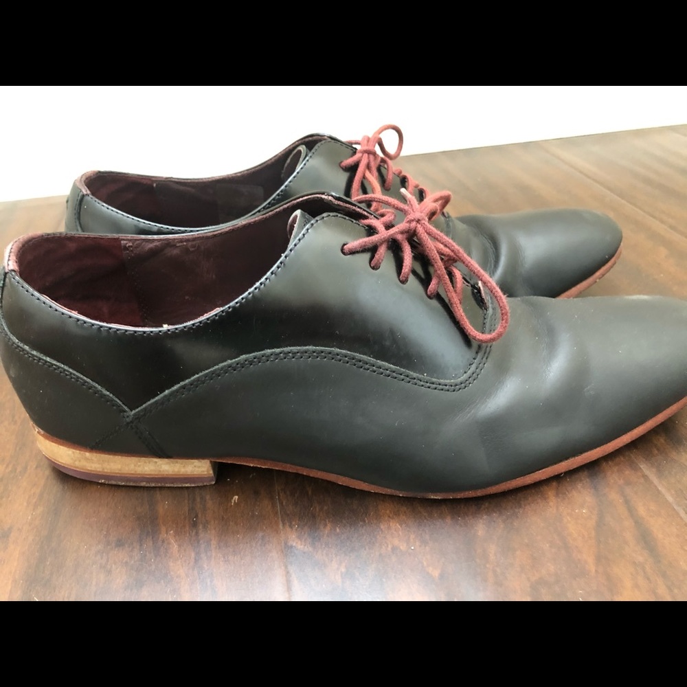 Ted baker men size 9 dress shoes black